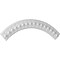 Ekena Millwork 28 3/4"OD x 23 5/8"ID x 2 5/8"W x 5/8"P Hillsborough Ceiling Ring (1/4 of complete circle) CR29HI - alternate 4